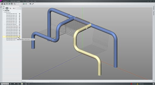 Intégration technologique entre découpe laser et cintrage de tubes