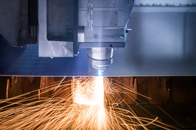 Rejilla realizada con corte por láser con la máquina LS5 y posteriormente galvanizada