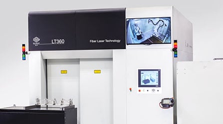 Système robotisé de découpe laser pour chaine de production