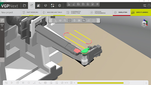 Simulation 3D de la cintreuse 